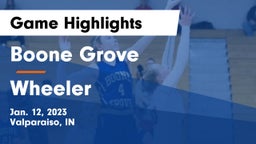 Boone Grove  vs Wheeler  Game Highlights - Jan. 12, 2023