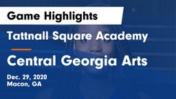 Tattnall Square Academy  vs Central Georgia Arts Game Highlights - Dec. 29, 2020