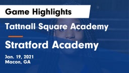 Tattnall Square Academy  vs Stratford Academy  Game Highlights - Jan. 19, 2021