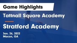 Tattnall Square Academy  vs Stratford Academy  Game Highlights - Jan. 26, 2022