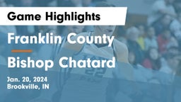 Franklin County  vs Bishop Chatard  Game Highlights - Jan. 20, 2024