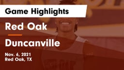 Red Oak  vs Duncanville  Game Highlights - Nov. 6, 2021