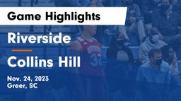 Riverside  vs Collins Hill  Game Highlights - Nov. 24, 2023
