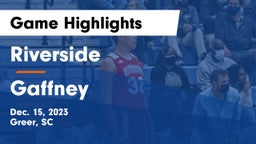 Riverside  vs Gaffney Game Highlights - Dec. 15, 2023