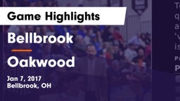 Bellbrook  vs Oakwood  Game Highlights - Jan 7, 2017