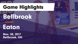 Bellbrook  vs Eaton  Game Highlights - Nov. 30, 2017