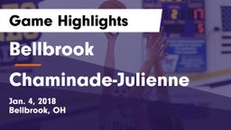 Bellbrook  vs Chaminade-Julienne  Game Highlights - Jan. 4, 2018