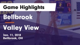 Bellbrook  vs Valley View  Game Highlights - Jan. 11, 2018