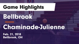 Bellbrook  vs Chaminade-Julienne  Game Highlights - Feb. 21, 2018