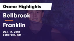 Bellbrook  vs Franklin  Game Highlights - Dec. 14, 2018