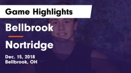 Bellbrook  vs Nortridge  Game Highlights - Dec. 15, 2018