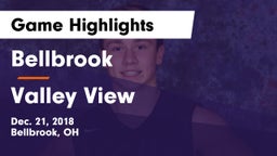 Bellbrook  vs Valley View  Game Highlights - Dec. 21, 2018