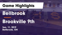Bellbrook  vs Brookville 9th Game Highlights - Jan. 11, 2019