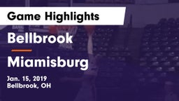 Bellbrook  vs Miamisburg  Game Highlights - Jan. 15, 2019