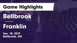 Bellbrook  vs Franklin  Game Highlights - Jan. 18, 2019