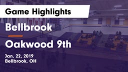 Bellbrook  vs Oakwood 9th Game Highlights - Jan. 22, 2019