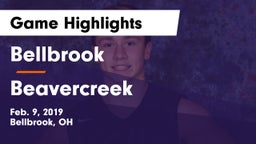 Bellbrook  vs Beavercreek  Game Highlights - Feb. 9, 2019