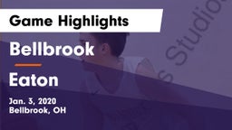 Bellbrook  vs Eaton  Game Highlights - Jan. 3, 2020