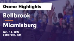 Bellbrook  vs Miamisburg  Game Highlights - Jan. 14, 2020