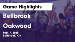 Bellbrook  vs Oakwood  Game Highlights - Feb. 7, 2020