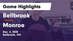 Bellbrook  vs Monroe  Game Highlights - Dec. 4, 2020