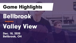 Bellbrook  vs Valley View  Game Highlights - Dec. 18, 2020