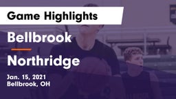 Bellbrook  vs Northridge  Game Highlights - Jan. 15, 2021