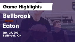 Bellbrook  vs Eaton  Game Highlights - Jan. 29, 2021