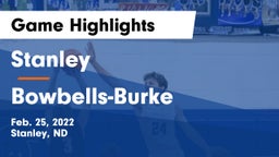 Stanley  vs Bowbells-Burke  Game Highlights - Feb. 25, 2022