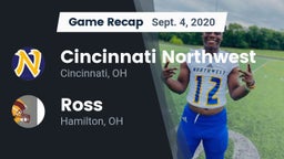 Recap: Cincinnati Northwest  vs. Ross  2020