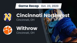 Recap: Cincinnati Northwest  vs. Withrow  2020