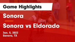Sonora  vs Sonora vs Eldorado Game Highlights - Jan. 5, 2022