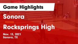 Sonora  vs Rocksprings High Game Highlights - Nov. 13, 2021