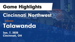 Cincinnati Northwest  vs Talawanda  Game Highlights - Jan. 7, 2020