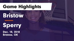 Bristow  vs Sperry  Game Highlights - Dec. 18, 2018