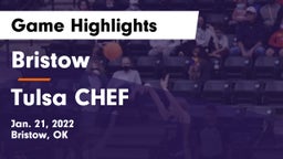 Bristow  vs Tulsa CHEF Game Highlights - Jan. 21, 2022