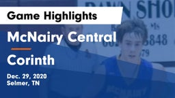 McNairy Central  vs Corinth  Game Highlights - Dec. 29, 2020