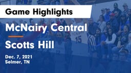 McNairy Central  vs Scotts Hill  Game Highlights - Dec. 7, 2021