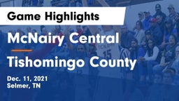McNairy Central  vs Tishomingo County  Game Highlights - Dec. 11, 2021