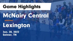 McNairy Central  vs Lexington  Game Highlights - Jan. 28, 2022