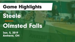 Steele  vs Olmsted Falls  Game Highlights - Jan. 5, 2019
