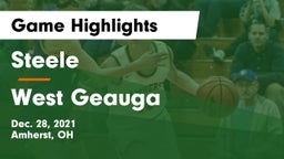 Steele  vs West Geauga  Game Highlights - Dec. 28, 2021