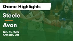 Steele  vs Avon  Game Highlights - Jan. 15, 2022