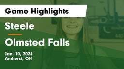 Steele  vs Olmsted Falls  Game Highlights - Jan. 10, 2024