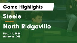Steele  vs North Ridgeville  Game Highlights - Dec. 11, 2018