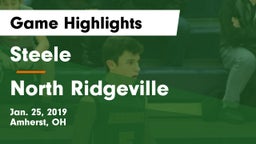 Steele  vs North Ridgeville  Game Highlights - Jan. 25, 2019
