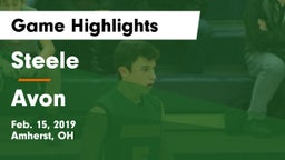 Steele  vs Avon  Game Highlights - Feb. 15, 2019