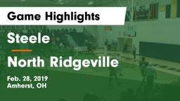 Steele  vs North Ridgeville  Game Highlights - Feb. 28, 2019