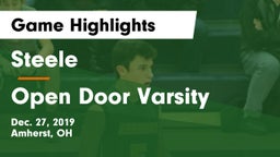 Steele  vs Open Door Varsity Game Highlights - Dec. 27, 2019