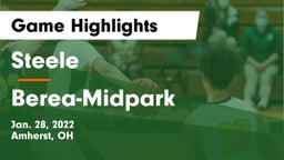 Steele  vs Berea-Midpark  Game Highlights - Jan. 28, 2022